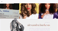 Desktop Screenshot of alexandra-burke.us